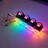Keyboard Keychain LED Light Fidget Toy