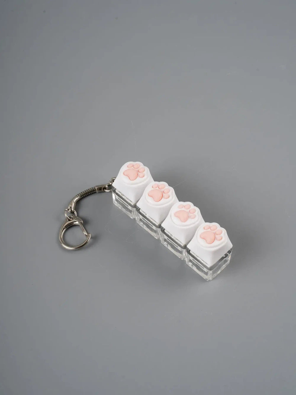 Keyboard Keychain LED Light Fidget Toy