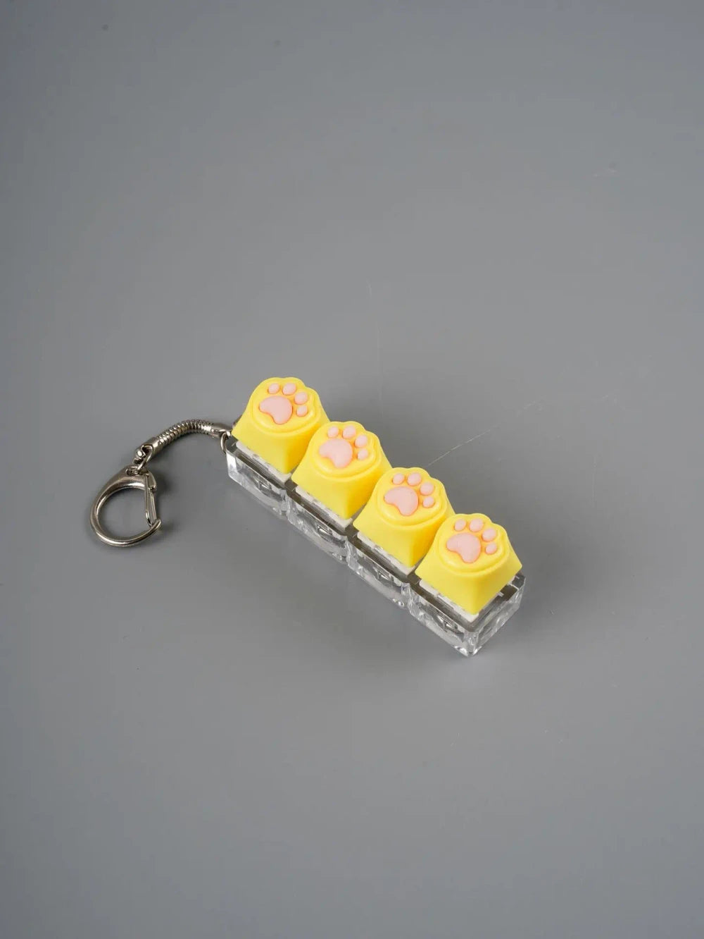 Keyboard Keychain LED Light Fidget Toy