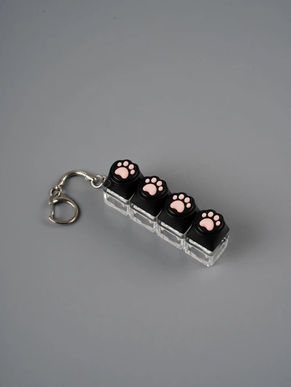 Keyboard Keychain LED Light Fidget Toy