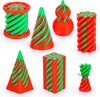 3D Printed Spiral Cone Fidget Toy Set